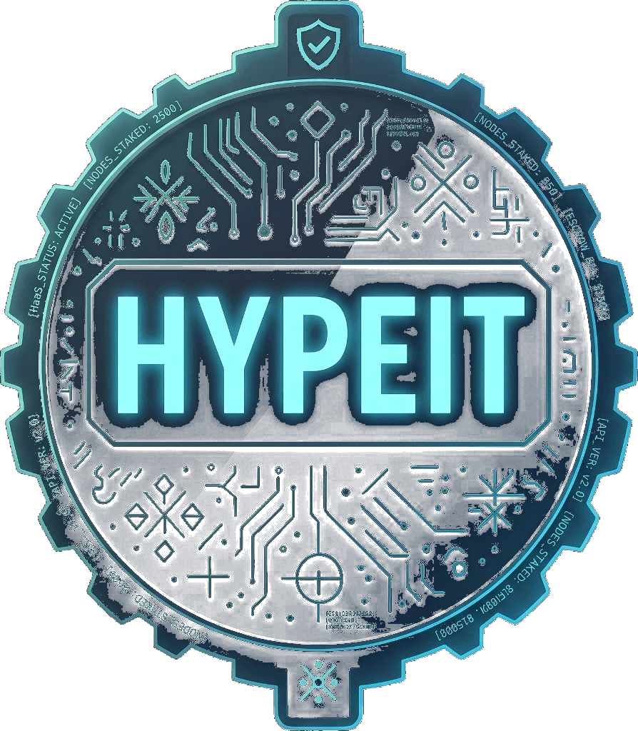 HYPEIT — platform execution credit emblem